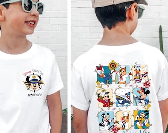 Disney Mickey And Friends Cruise Line Custom Shirts, Disney Cruise Kids Shirt, Cruise Birthday Trip, Disney Cruise Girls and Boys Gift Shirt