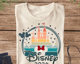 Custom Disney 2026 Shirt, Disneyland Vacation Tee, Magical Castle Shirt, Disney Family Matching Gift, Disney World Shirt, Mickey Head Shirt