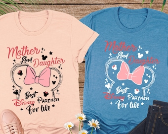 Mother And Daughter Best Disney Partner For Life Shirt, Mother And Daughter Shirt, Disney Trip Shirt, Disney Matching Shirt,Mom And Daughter