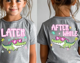 Later Gator After While Crocodile Shirt, Last Day of School Kids Shirt, Funny Alligator Shirt, School's Out Summer Shirt, Student Humor Gift