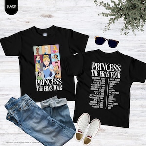 Princess Eras Tour Shirt, Disney Kids Trip, Disney Princess Shirt, Disney Princess Birthday Trip, Eras Tour Tee, Girl Trip Shirt, Kids Tees image 4