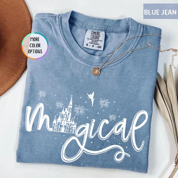 Comfort Colors® Magical Shirt, Disney Magical Castle Tee, Disney Vacation Shirt, Disney Women Shirt, Magic Kingdom Tshirt, Disney World Trip