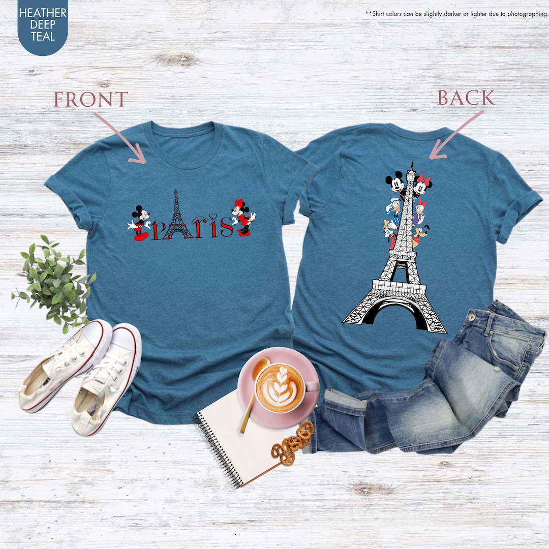 Disney Paris Shirt, Mickey Minnie Eiffel Tower Shirt, Family