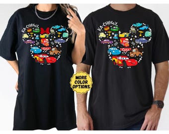 Ka-Chow Shirt, Disney Cars Shirt, Cars Lightning McQueen and Friends Shirt, Mickey Head Shirt, Disneyland Trip, Cars Birthday Party Shirt