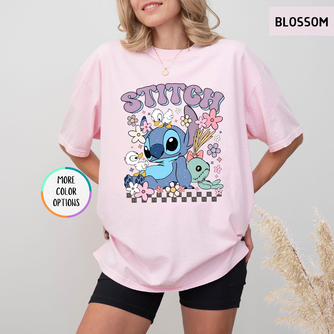 Comfort Colors® Disney Stitch Shirt, Cute Stitch Shirt, Stitch Women Tee,  Stitch Lover Gift, Stitch Birthday, Disney Trip, Magical Kingdom