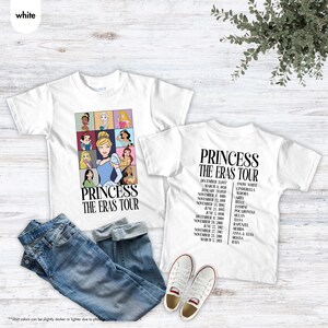 Princess Eras Tour Shirt, Disney Kids Trip, Disney Princess Shirt, Disney Princess Birthday Trip, Eras Tour Tee, Girl Trip Shirt, Kids Tees image 6