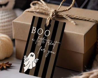 Halloween Gift Tag: Boo Bag Tag