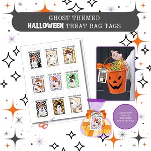 Boo Bag Tags, Printable Boo Bag Tags, Boo Bag Tags Digital Download ...