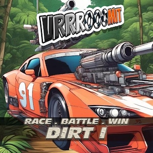 VRRRoomit Racing Board Game - Tabletop Dirt I