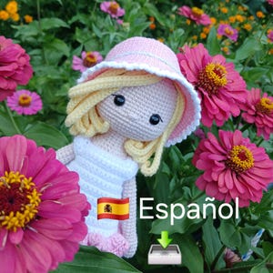 patrón en español  patrón amigurumi -pdf -24 cm