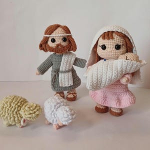 Patrón de belén en inglés y español