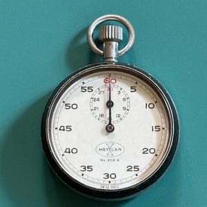 Vintage Swiss Stopwatch - Etsy