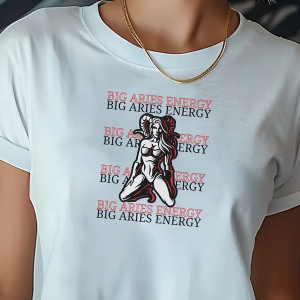 ARIES ENERGY T-SHIRT, Aries Women’s Crop Tee, Aries Zodiac Sign, Astrology Shirt, Horoscope Zodiac, Zodiac Dates, Aries Shirt Gift.