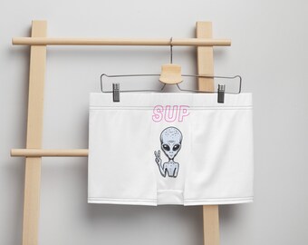 UFO Aliens Boxer Briefs "SUP"