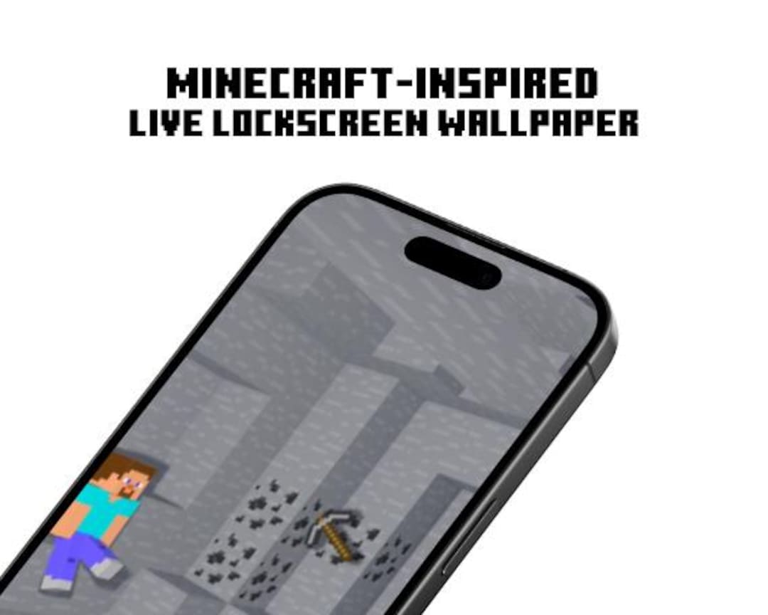 Minecraft Live Lockscreen Wallpaper | Animated Phone Background - Etsy