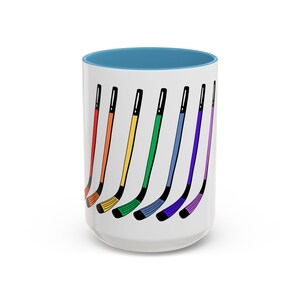 Rainbow Hockey Mug: LGBTQ Pride Coffee Cup image 10