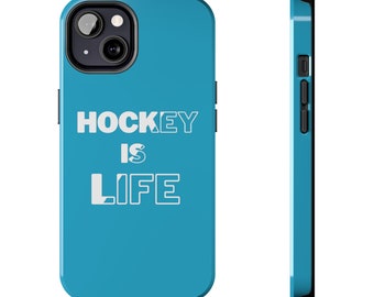 Custodia per telefono Hockey is Life Blue
