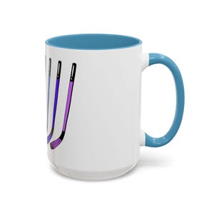 Rainbow Hockey Mug: LGBTQ Pride Coffee Cup image 3