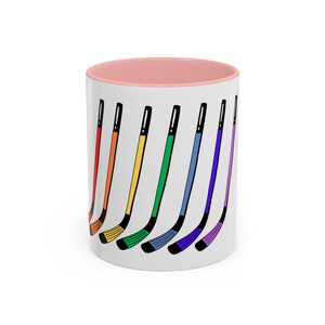 Rainbow Hockey Mug: LGBTQ Pride Coffee Cup image 6
