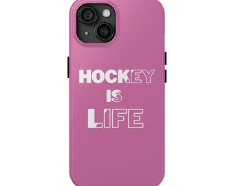 Custodia per telefono Hockey is Life rosa