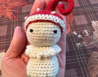 Ready to Ship Amigurumi Mushroom Child Doll Toy Plush