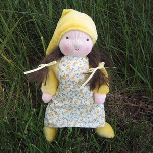 Waldorf Doll Sally the Gnome Girl 8 Inch Waldorf Style Doll