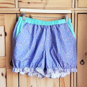 Print Bloomers Shorts Pant WITH POCKETS Fairy Kei Lolita Jfashion Harajuku Style