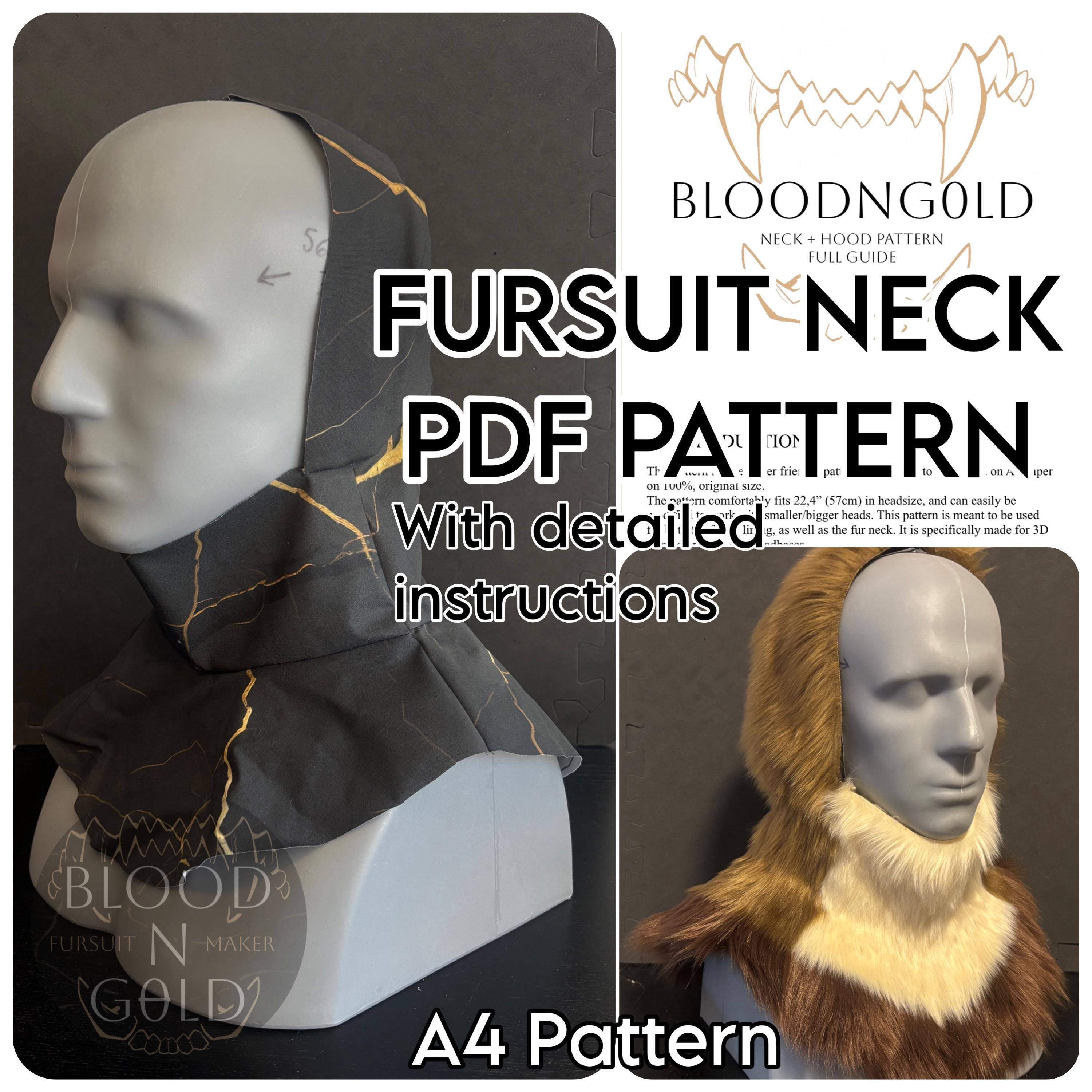 Fursuit head pattern - Etsy 日本
