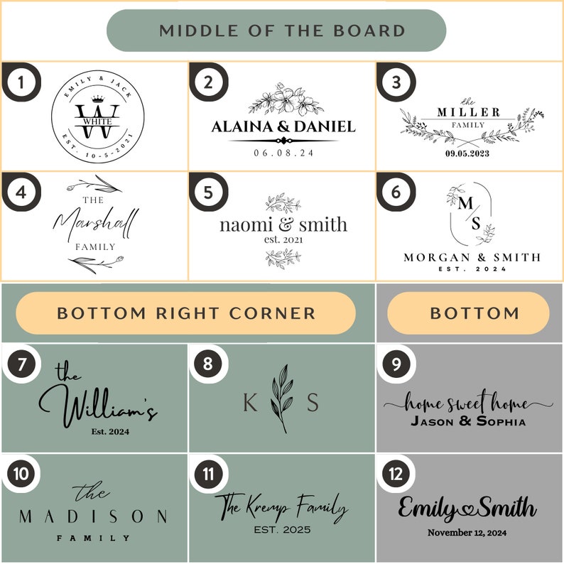Engraved Wood Cutting Board, Personalized Wedding Gift, Custom Engraved Cutting Board, Anniversary Gift for Her, Wedding gift for Couple