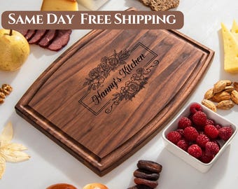 Mother's Day Gift, Personalized Charcuterie Board, Custom Cutting Board, Happy Mothers Day, Gift for Grandma, Housewarming Gift, Mom Gifts