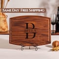 Personalized Wood Cutting Board, Housewarming Gift, Wedding Gift, Custom Monogram, Anniversary Gift, Charcuterie, Unique Bridal Shower Gift