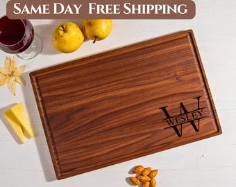 Charcuterie Board Alphabet Personalized Cheese Cutting Board Wedding Gift for Couples Anniversary Housewarming Gifts New Home Kitchen Decor