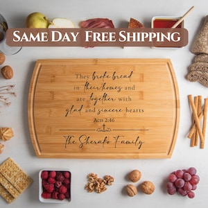 Catholic Easter Gifts, Bible Verse Cutting Board, Christian Housewarming Gift, Unique Wedding Gift, Easter Hostess Gifts, Personalized Gift