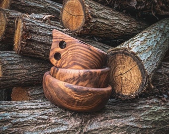 handmade wooden bowl, wooden bowl, bowl set, root walnut tree, Christmas gift, birthday gift, lover's gift, gift