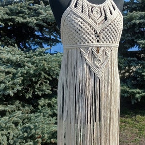 Festival Clothing, Macrame Rope Dress, Beach Dress, Resort Dress, Macrame Beach Wear
