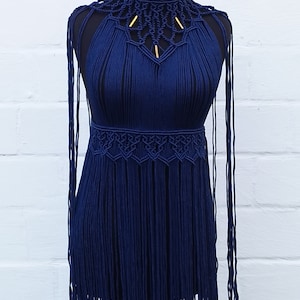 Macrame Rope Dress, Resort Dress, Festival Clothing, Beach Tunica, Rave Outfit, Burning Man Dress,Festival Dress Top, Boho Women's  Dress