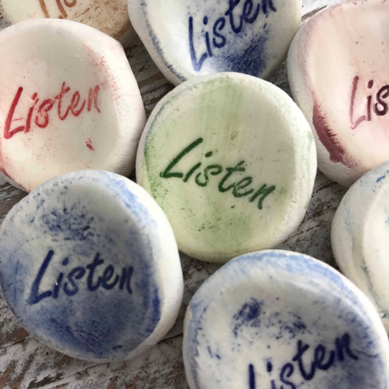 Inspirational Word Stones Rocks 10-1000 Qty 10+ Worry Stones {other words available} Listen Stones