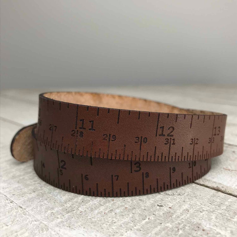 wrist ruler bracelet tape measure bracelet brown wristband