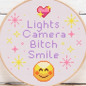 Music Lover Lyrics Cross Stitch Pattern Digital PDF Printable Download