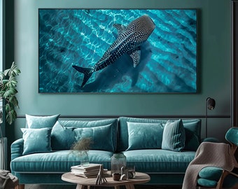 Stunning Whale Shark Ocean Photography - High-Resolution Digital Download