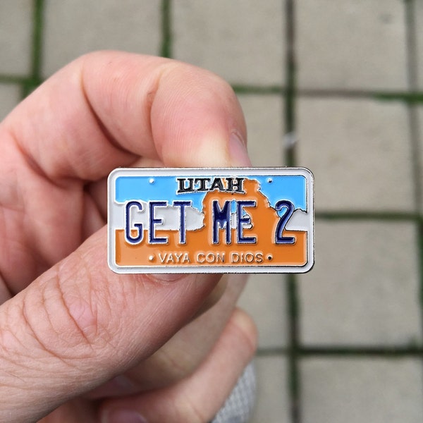 Get Me 2 Utah License Plate - Soft Enamel Lapel Pin