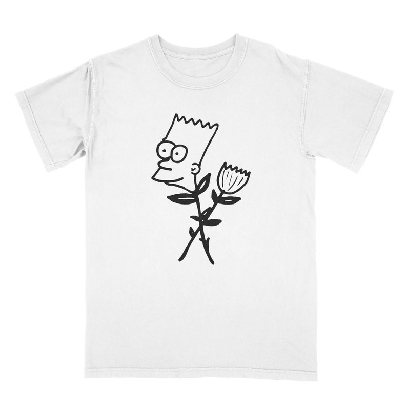 Cool Flowers Man Tee Shirt Etsy