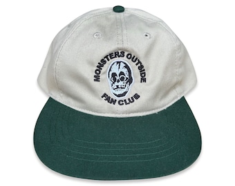 Monsters Outside Fan Club Strapback Hat with Soft Visor