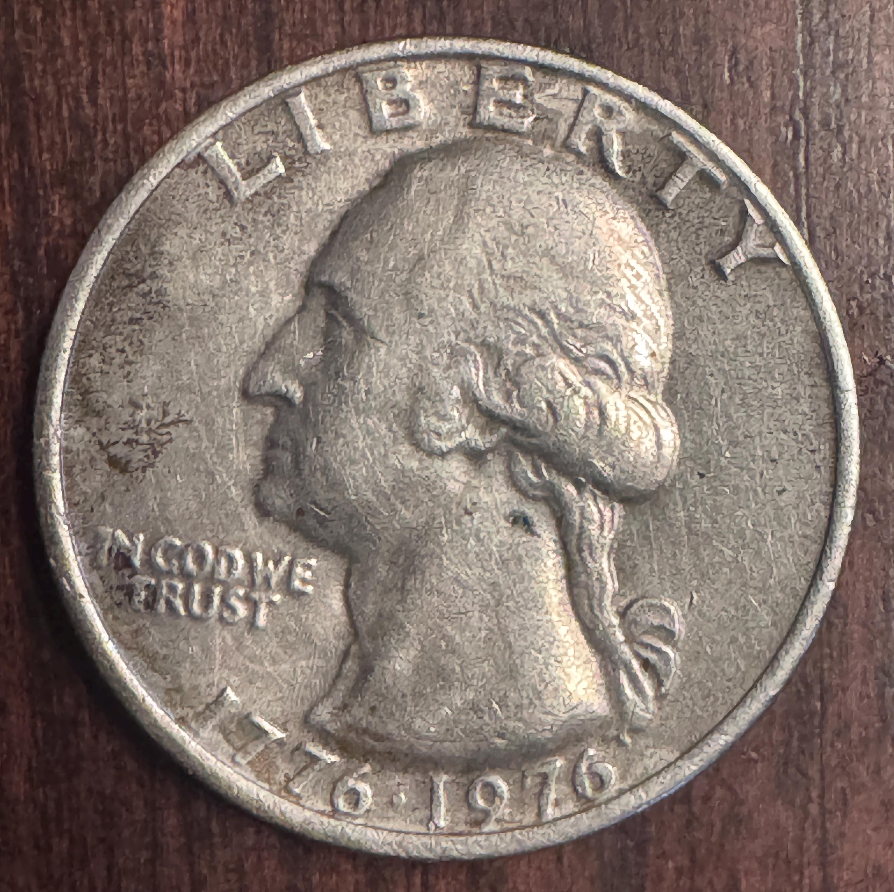 1953年 アメリカ 銀製クォータードル 4枚セット 1/4 dollar 1953 (Silver) - Washington Quarter, USA