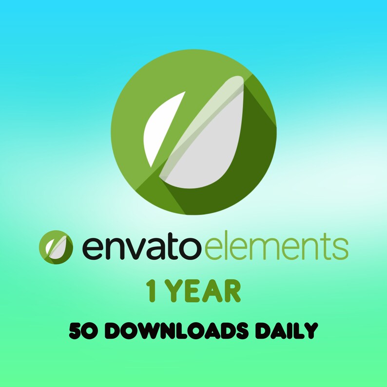 Envato Elements Download-Service, 1-Jahres-Paket, schneller Download, Envato Elements Premium Panel Bild 1