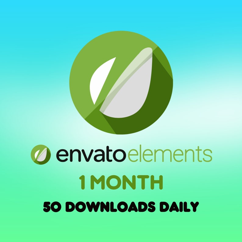 Service de téléchargement Envato Elements, forfait d'un mois, téléchargement rapide, panneau Envato Elements Premium image 1