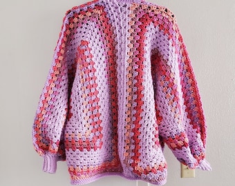 CUSTOM Lavender Sunset Cardigan