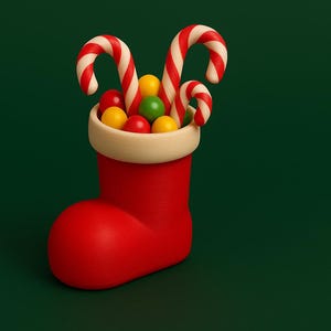 thumbnail image 2 of Santa's Boot Lollipop Chocolate Candy Mold – Christmas 2107 By Candy Molds N More 2 of 4