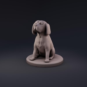 3D Cute Little Dog STL File, 3D Print File, Decor With STL Files, Gift For Him, 3D Cute Dog Printing, Ready To Print, STL File