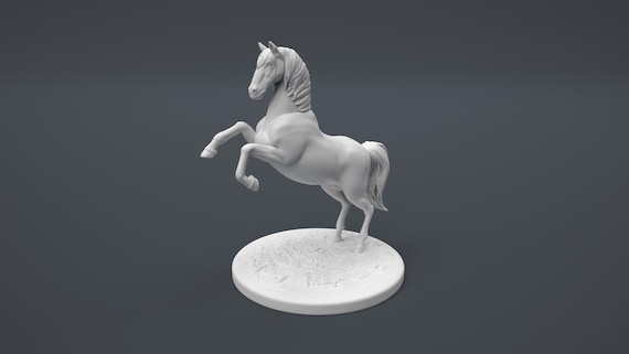 3D Horse Stand STL, 3D Horse Standing Pose STL, Horse STL, 3D Horse Model, Print File, Gift With 3D Printer
